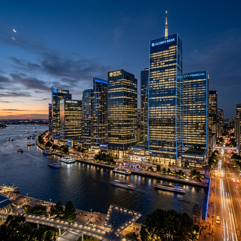 Financial District Skyline